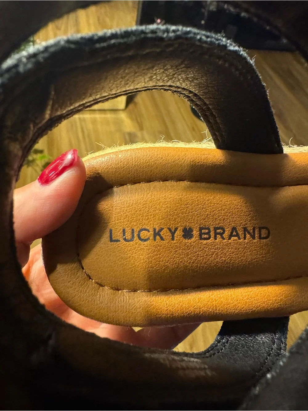 Lucky Brand black fabric